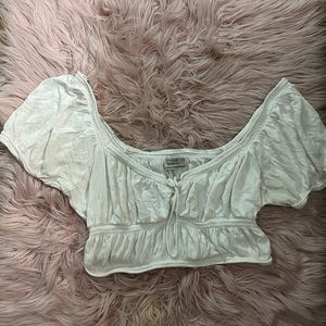 Urban Outfitters White Crop Top Size Large